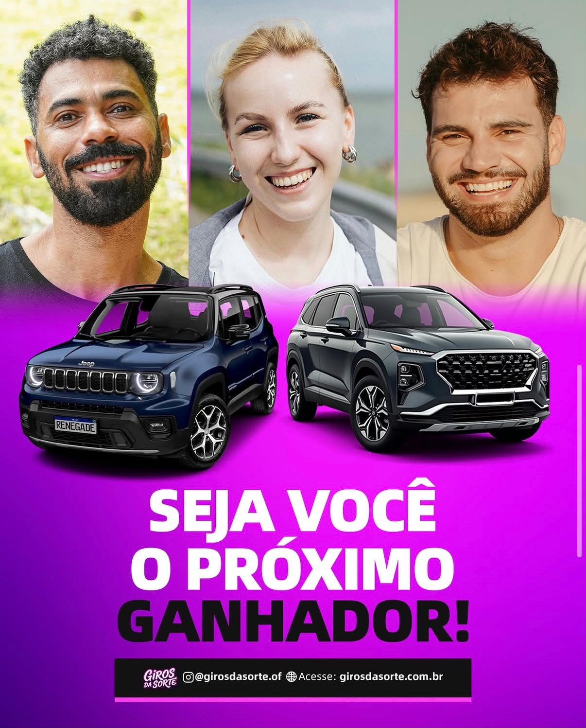 Postagem: seja você o próximo ganhador